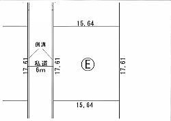 新庄分譲地E（区画限定）の売出の地図